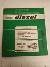 Revue Technique Automobile Camion Mercedes-benz Moteur OM-314 Chassis Serie 508
