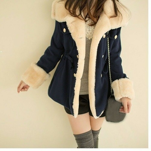 Veste manteau femme - manteau, velours