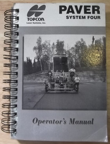 Topcon laser machine paver - machine, à