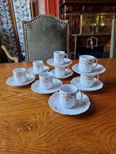 Set de 8 Tasses à Café en porcelaine vers 1900