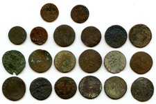 France - Lot 20 pieces de monnaies feodales