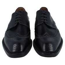 Hommes Feathermaster by Grenson Noir UK 6 Richelieu Lacet Chaussures - Ex
