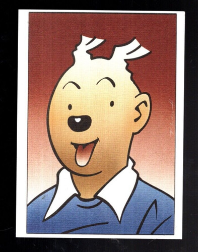 Tintin carte postale - carte,