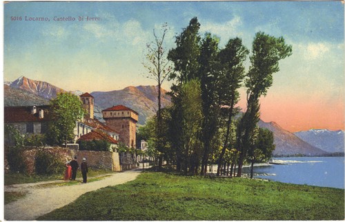 Suisse locarno castello di - -,