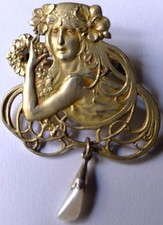 Broche époque Art Nouveau