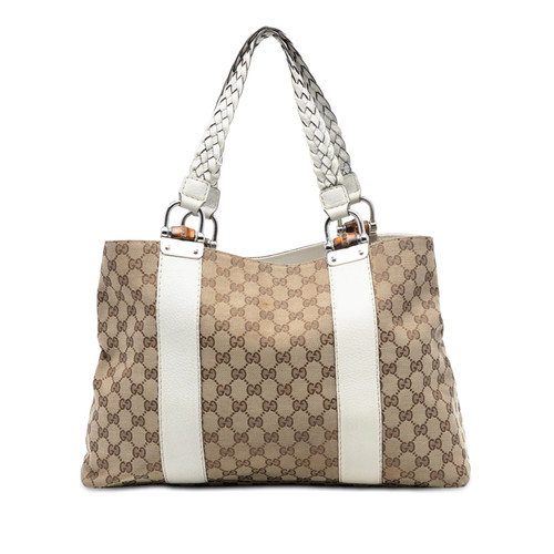 Gucci medium toile bamboo - medium, gg