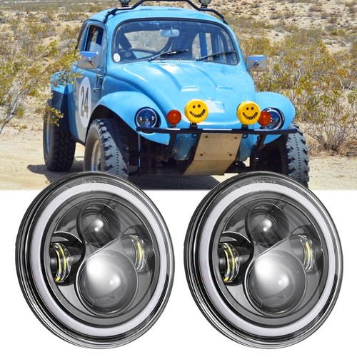 Pair led headlight - led, hi/lo