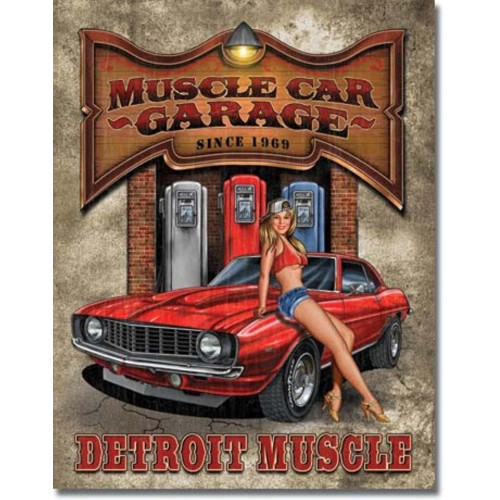Plaque publicitaire pin - plaque,