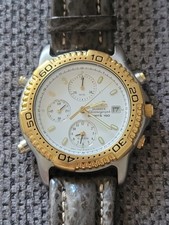 Montre Homme Seiko Chronograph Sports 150 7T32 6C2L T 2 Japan Bracelet Cuir 