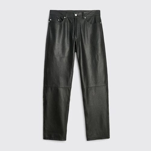 Pantalon cuir agneau - pantalon, en