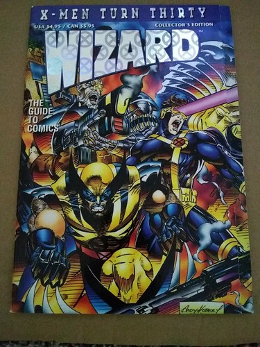 Wizard magazine men turn - magazine, x-men
