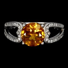 925 Bague en Argent Rond