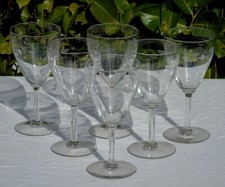 Service de 6 verres à vin