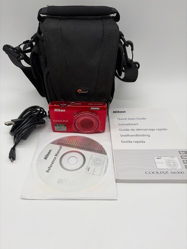 Nikon coolpix s6300 - nikon, rouge