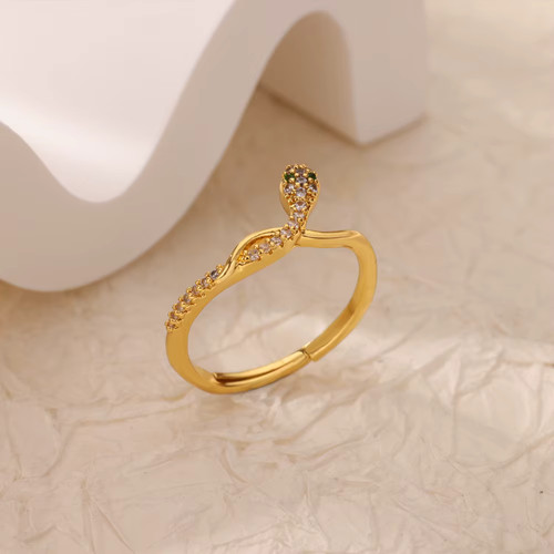 Bague serpent acier - acier, inoxydable