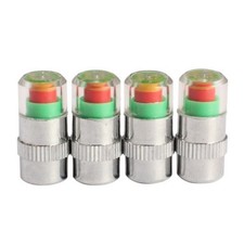 2 ou 4 Bouchon valve air pneu pression sécurité vélo voiture moto BMX alert auto