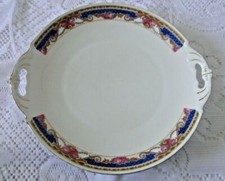 PLAT ancien gâteau porcelaine