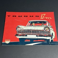 FORD TAUNUS 17M / 16p brochure catalogue / 1959 NL Dutch / W.GOTSCHKE