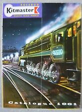 Dépliant Catalogue Trains Locomotives KITMASTER Rosebud 1961