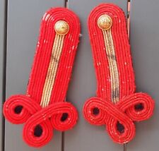 Épaulettes modèle 1933 Gendarmerie GARDE RÉPUBLICAINE PARIS France ORIGINAL