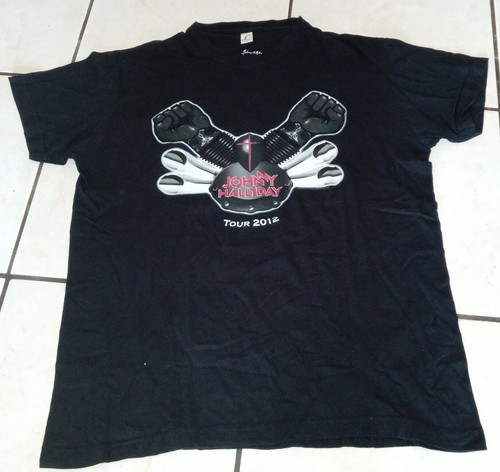 Johnny hallyday tee shirt tour - hallyday,