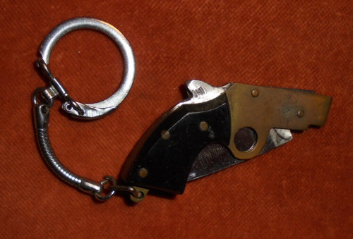 Porte clés métal pistolet - métal,