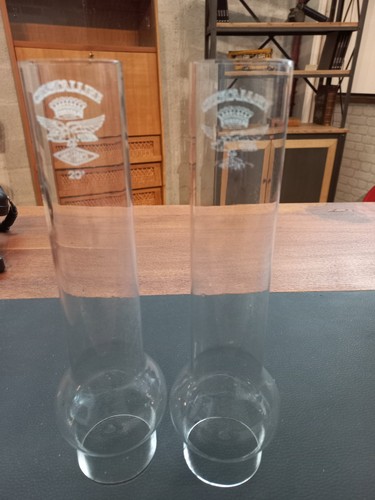 Paire verre lampe à - verre, de
