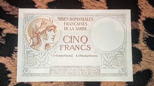 Billet francs mines - 5,
