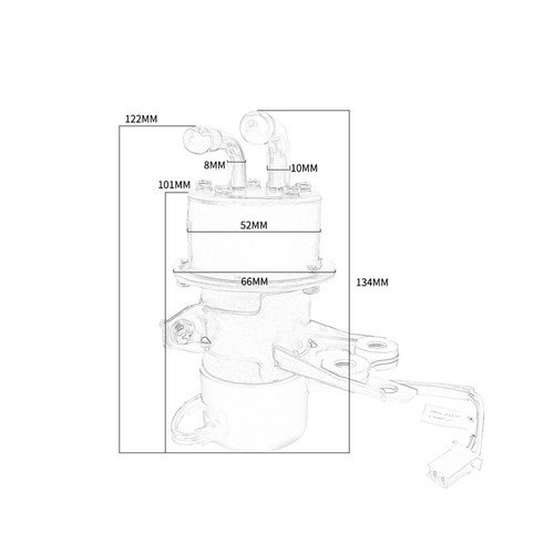 Pompe essence moto pour - de,