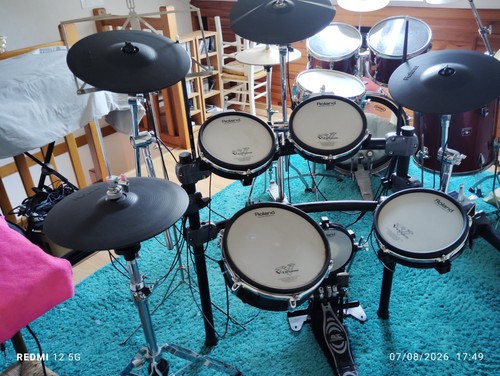 Roland drums kit batterie - roland, v-drums