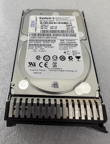 Ibm 500gb 7200rpm sas - 7200rpm, 2.5"