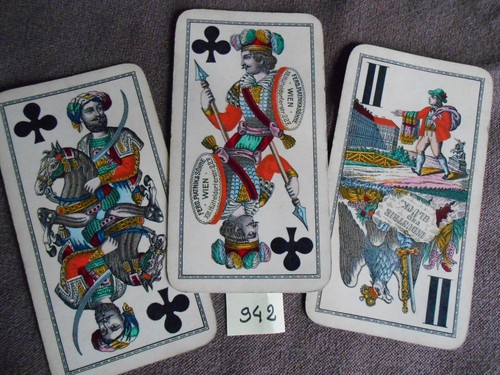 Ancien jeu de cartes - ♣️,