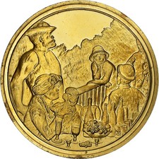 France, Médaille, Le Déjeuner des canotiers, Auguste Renoir, Vermeil, SUP