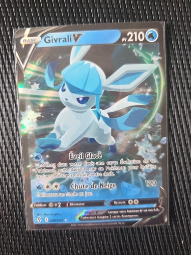 Carte pokémon givrali - carte, v