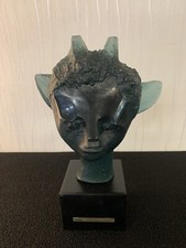 Sculpture ''faune' en cristal