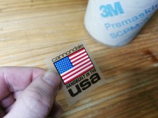 Autocollant autocollant à cadre noir Cannondale Handbuilt USA autocollant vin...