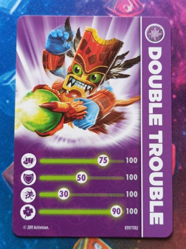 Carte double trouble - carte,