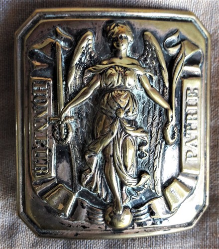 Plaque ceinturon officier - plaque, d'officier