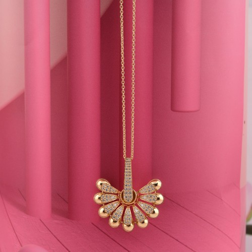 Pendentif diamant pave rond - diamant,