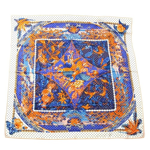 Hermes cashmere silk shawl 140 - cashmere,