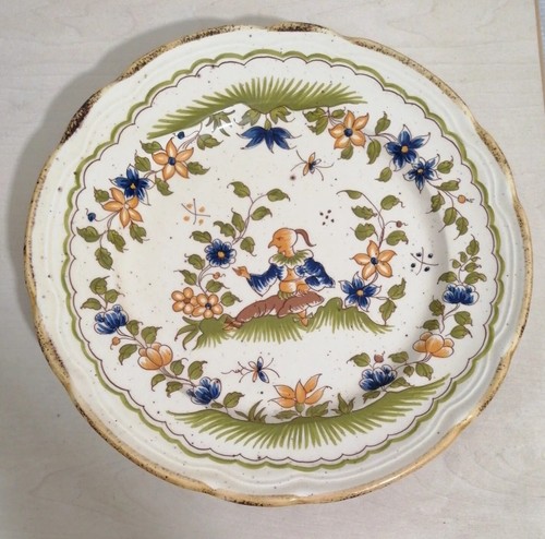 Assiettes reproduction vieux - assiettes,