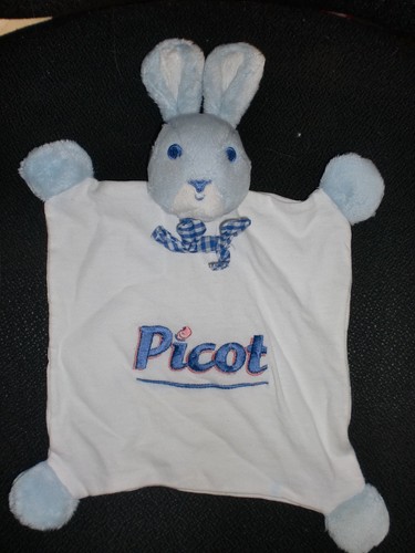 Doudou plat lapin - plat, et