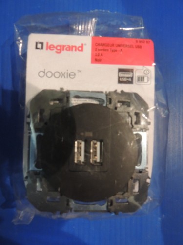 Mecanisme chargeur usb noir - 1,