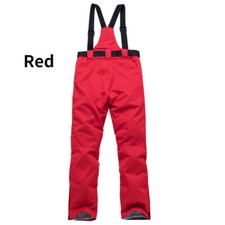 Femmes Hommes Ski Pantalon Bavoir Combinaison Rembourré Neige Plein SPORTS Hiver