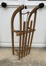 Luge en bois déco ancienne Année 50 / Chalet / Montagne