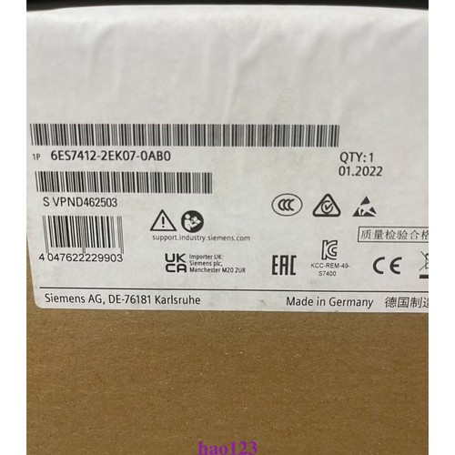 New siemens 6es7412 - new, 6es7412-2ek07-0ab0