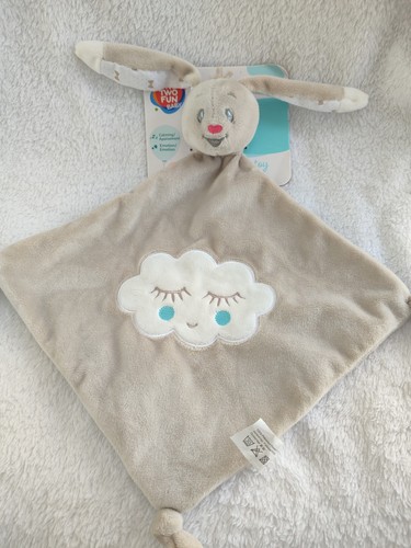 Doudou plat lapin marron - doudou,