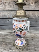 Lampe a Pétrole Porcelaine