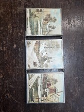 Ancien miroir triptyque de barbier avec chaînette EC depose 