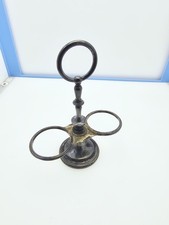 Magnifique serviteur de table huilier vinaigrier Christofle en métal argenté